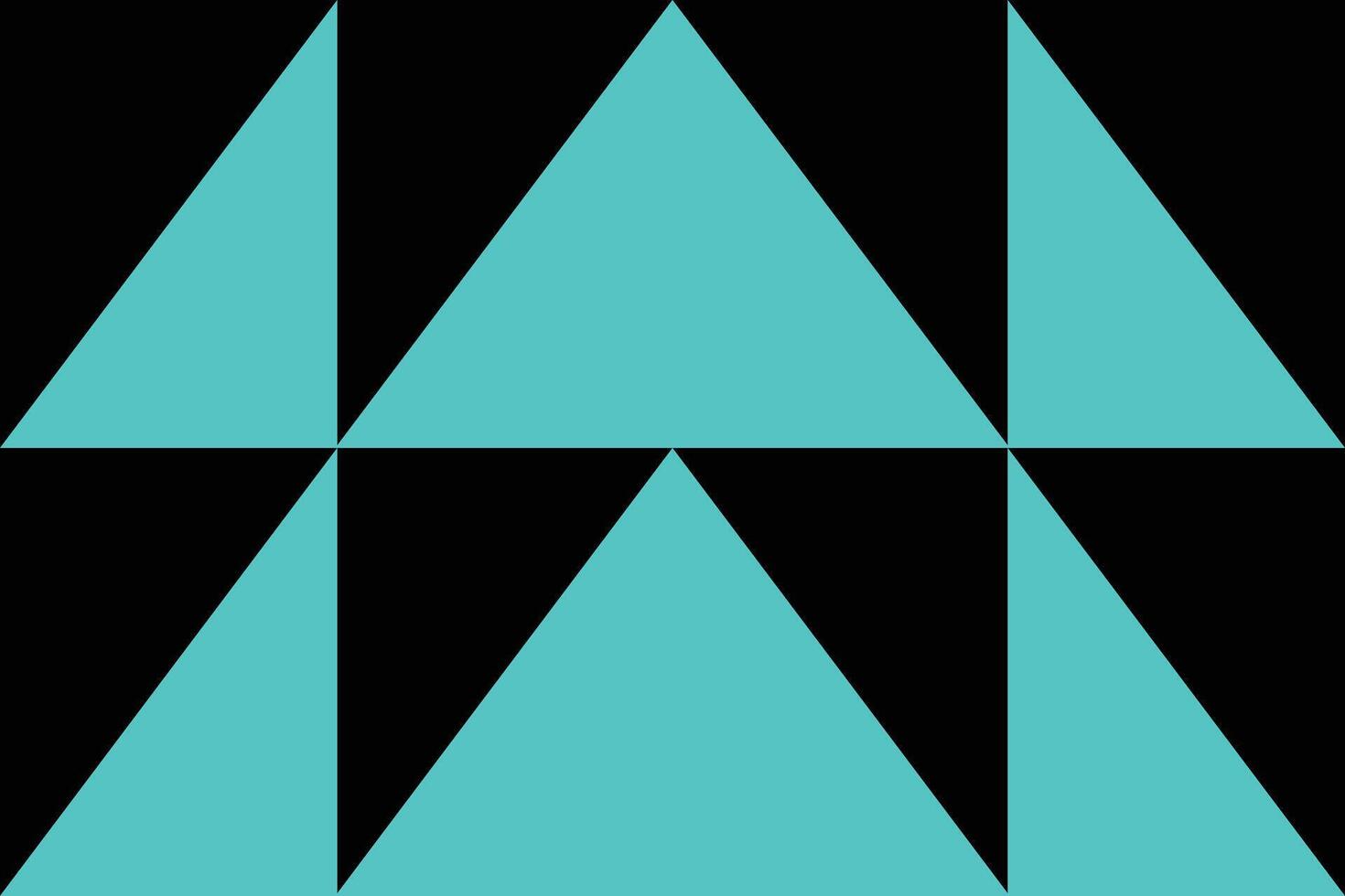 A blue triangle with three triangles on it vector
