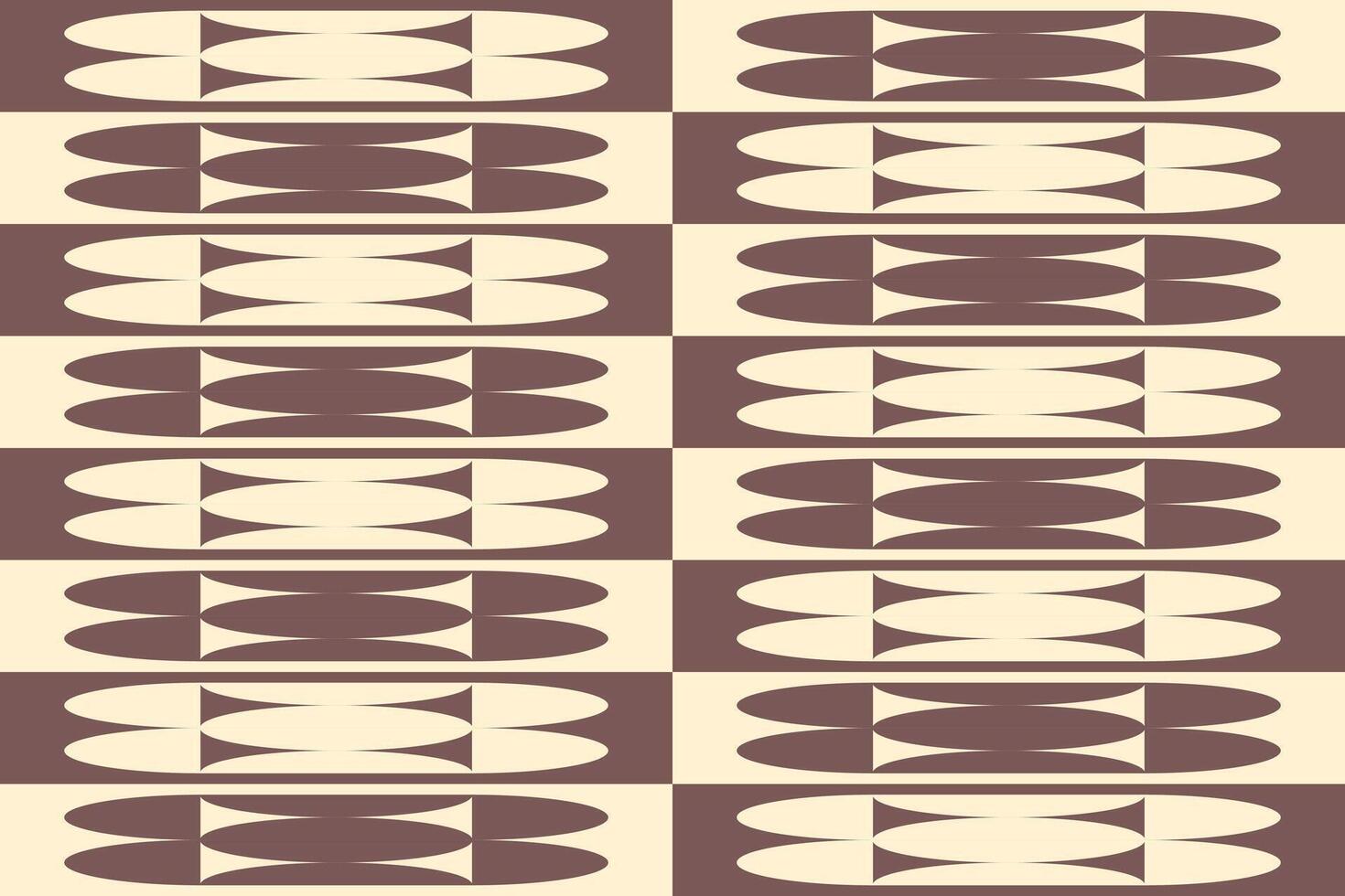 A pattern with a brown and white design vector