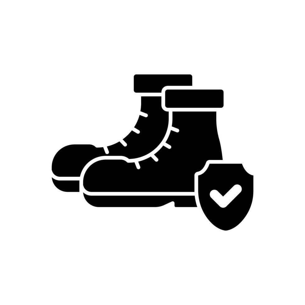 Icon a boots, isolated against a clean background. vector