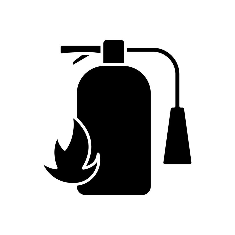 Icon a fire safety, isolated against a clean background. vector