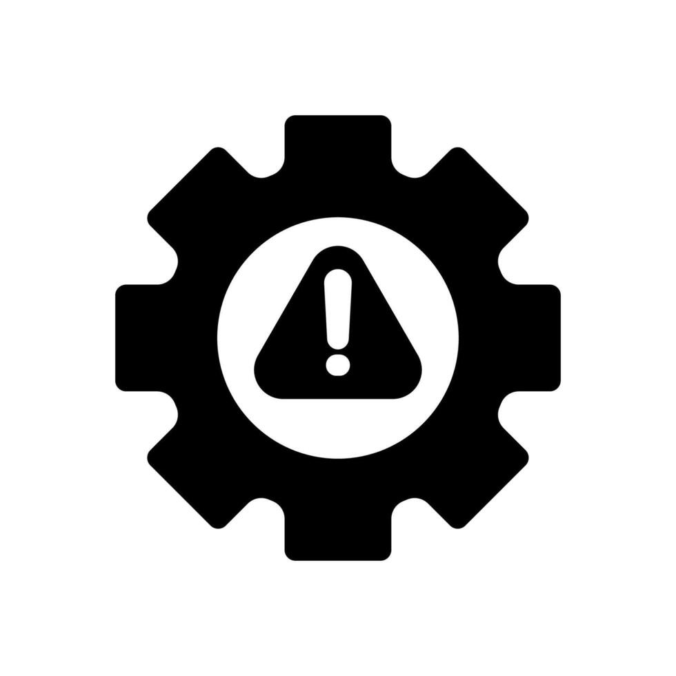 Icon a risk management, vector