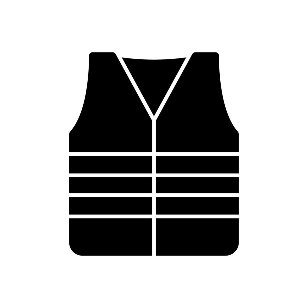 Icon a safety vest, vector
