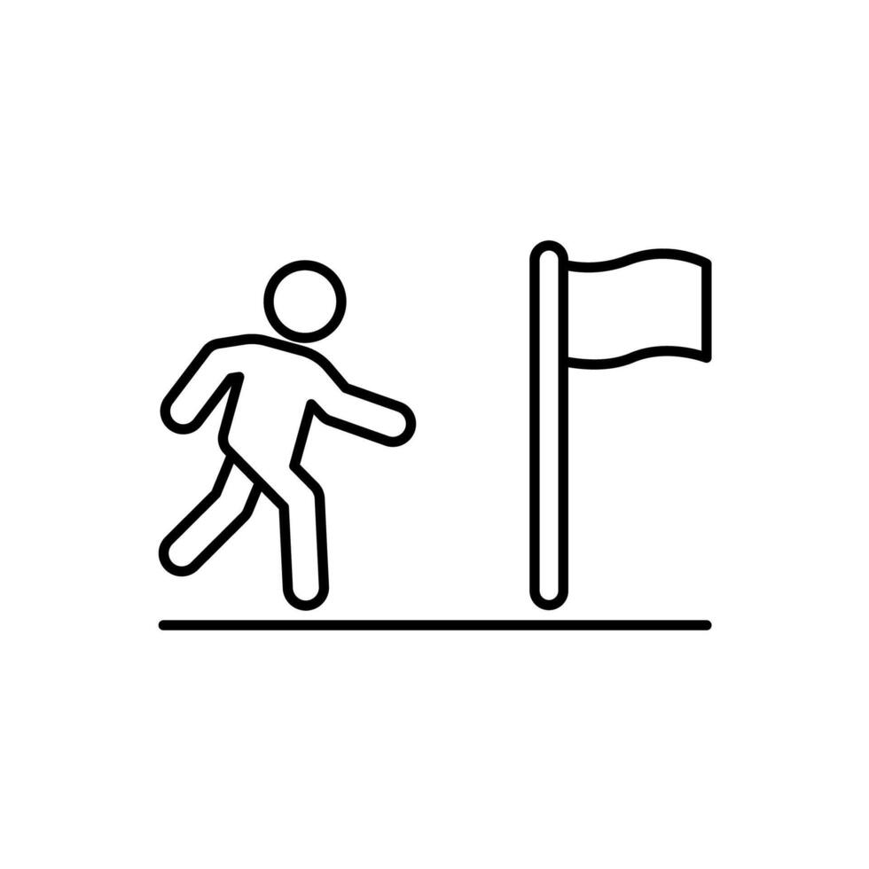 Icon a achieve, isolated against a clean background. vector