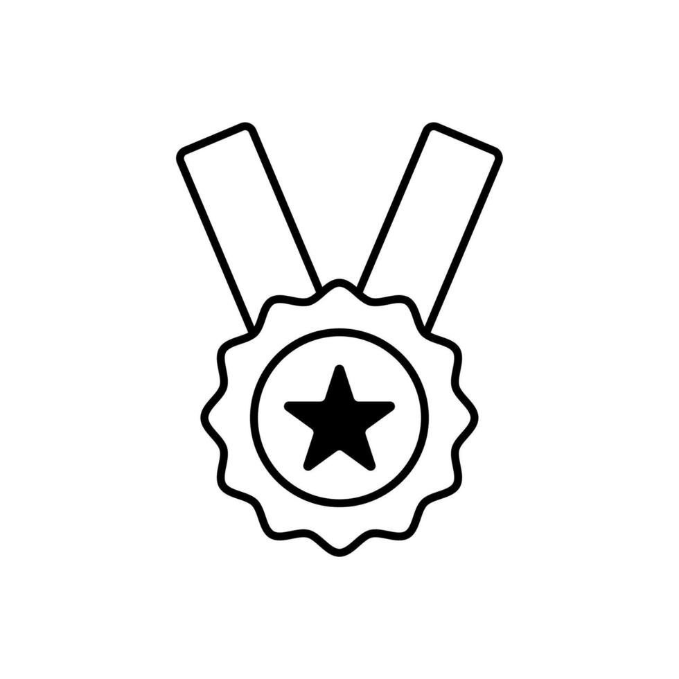 Icon a medal, vector