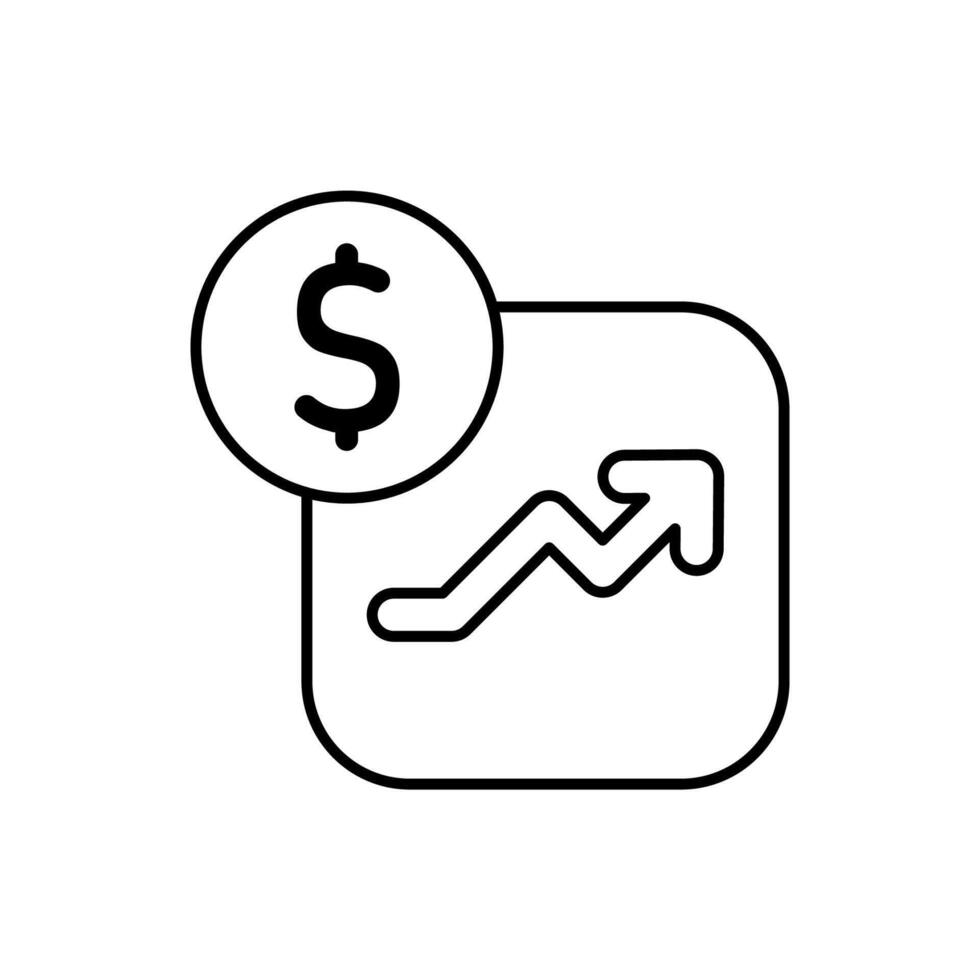 Icon a stock, isolated against a clean background,, vector