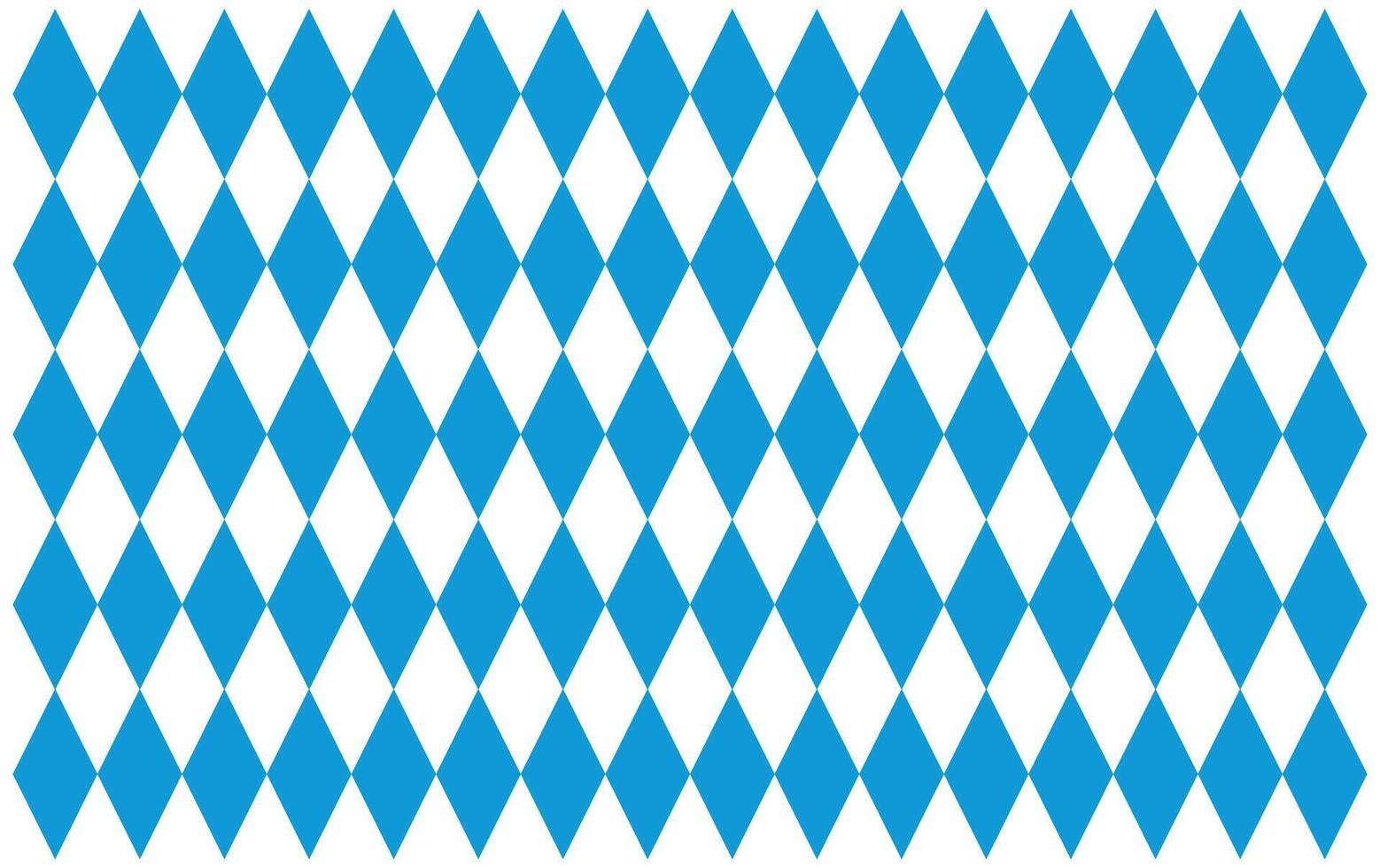 Seamless blue and white diamond pattern inspired by Bavarian flag for backgrounds, textiles, and Oktoberfest designs vector