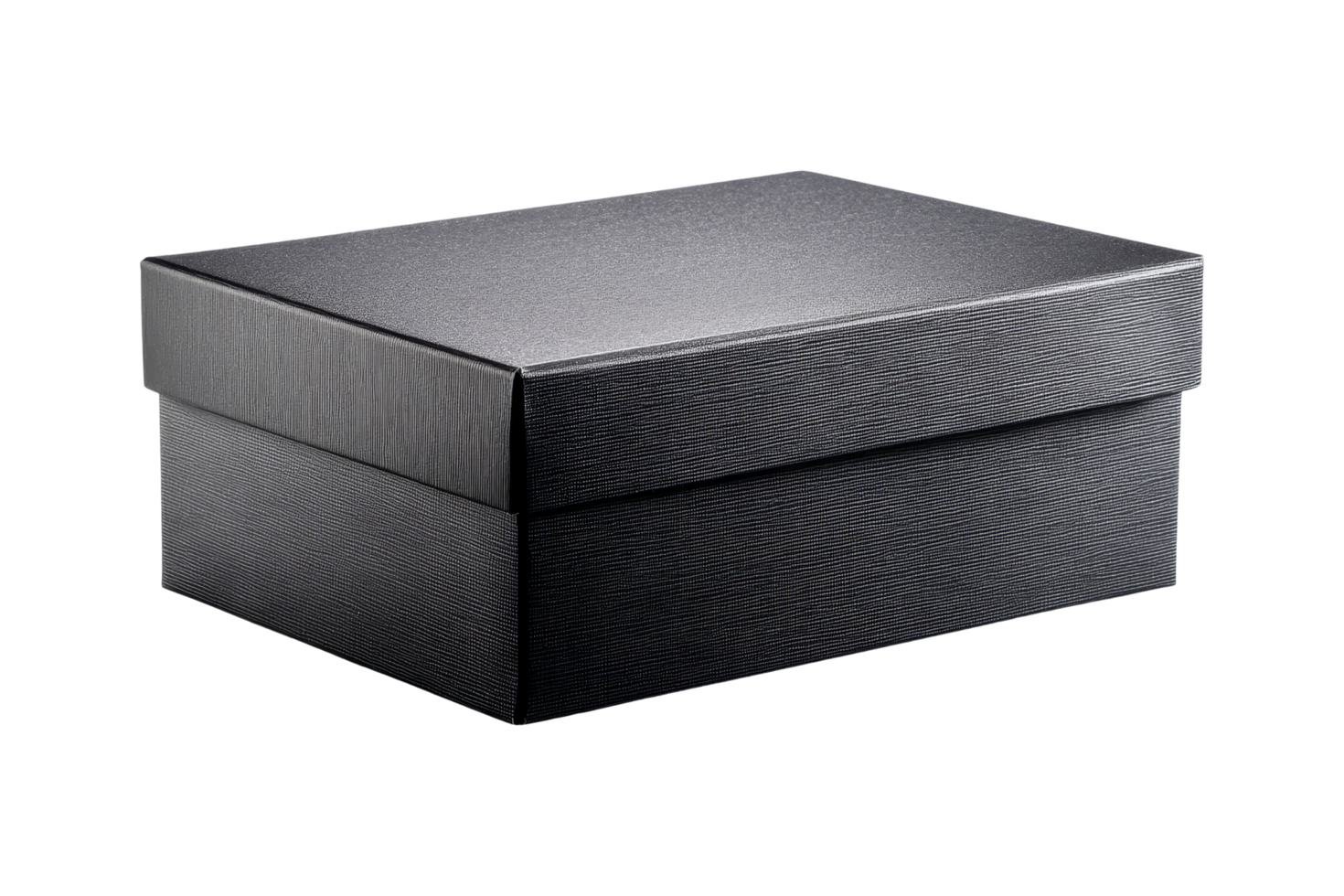 Sleek black storage box - modern home style png