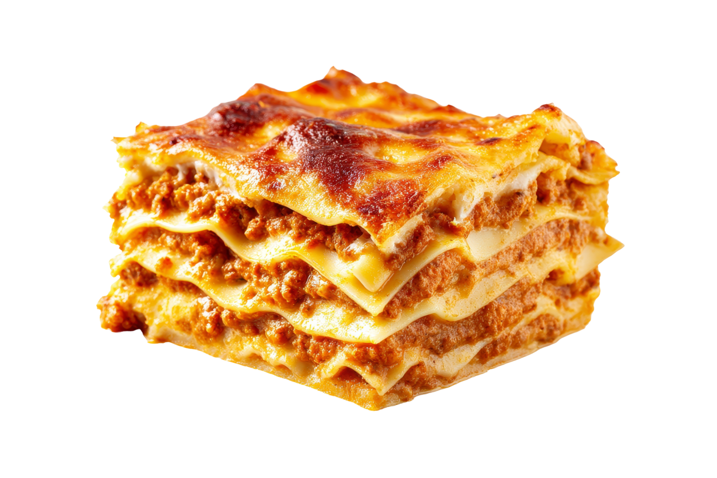 Delicious lasagna layered delight png