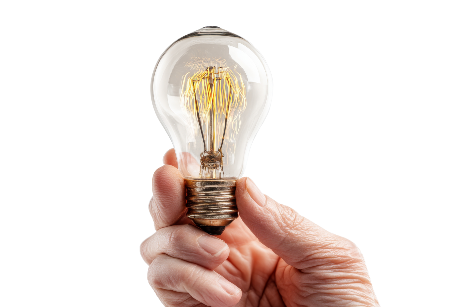 Close-up of light bulb design png