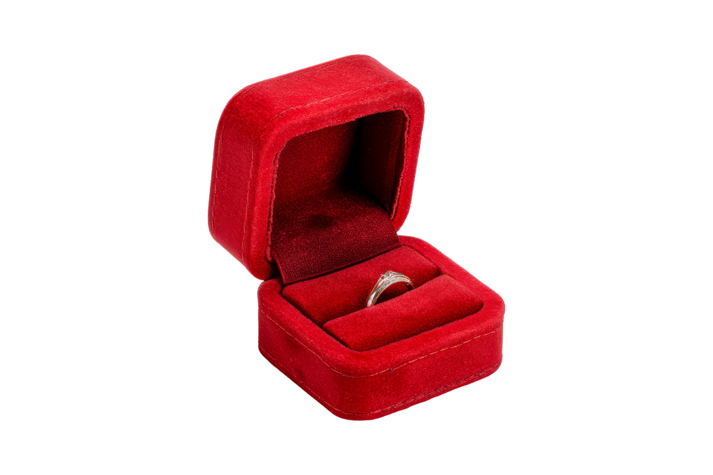 Elegant proposal ring box display png