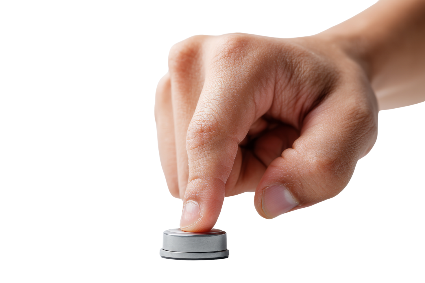 Pressing button with precision png
