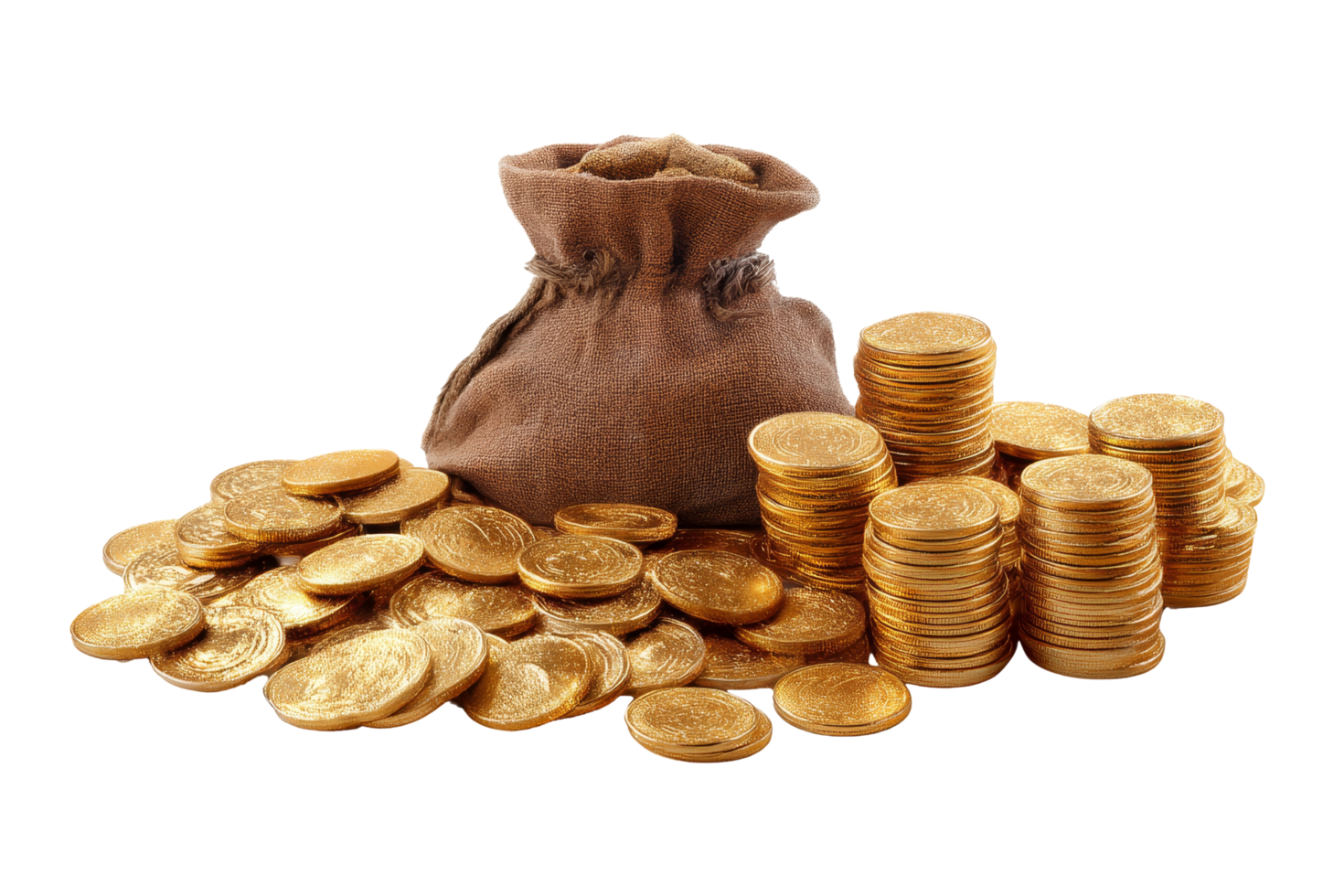 Treasure hunt indoor gold coins png