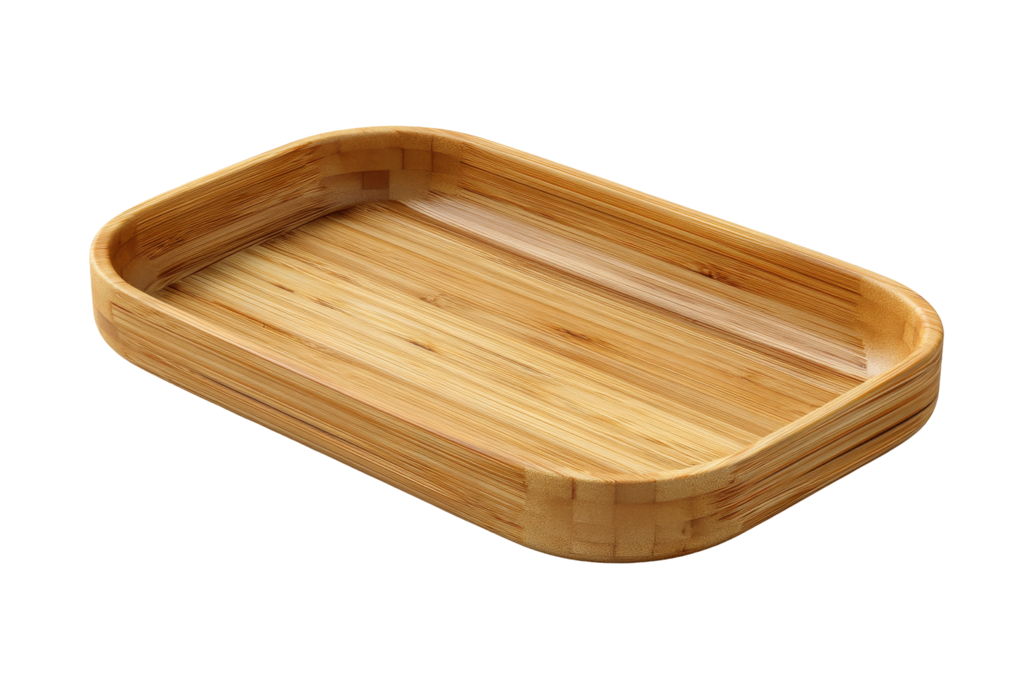 Dining tray bamboo natural top png