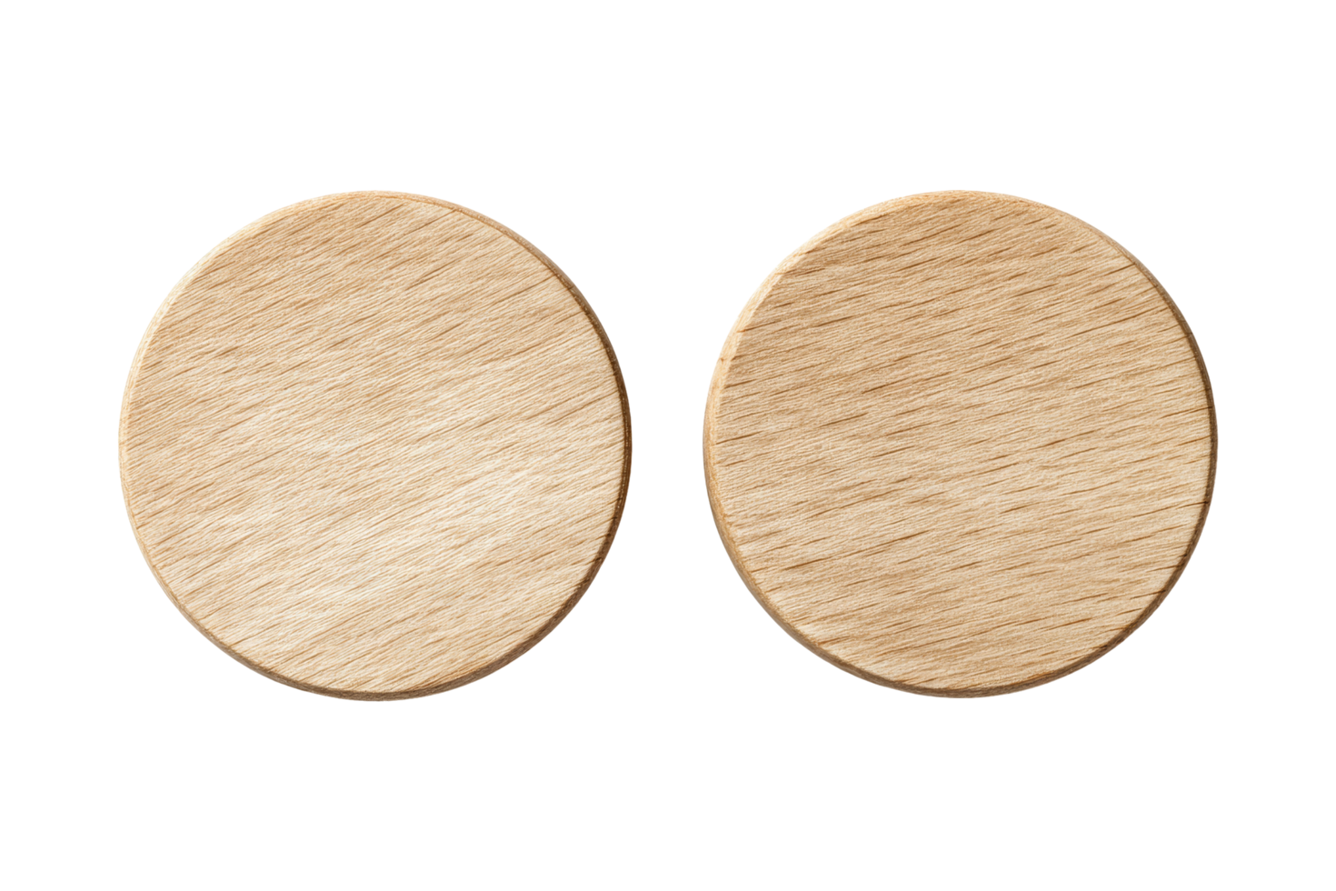 Wooden coasters stylish indoor decor png