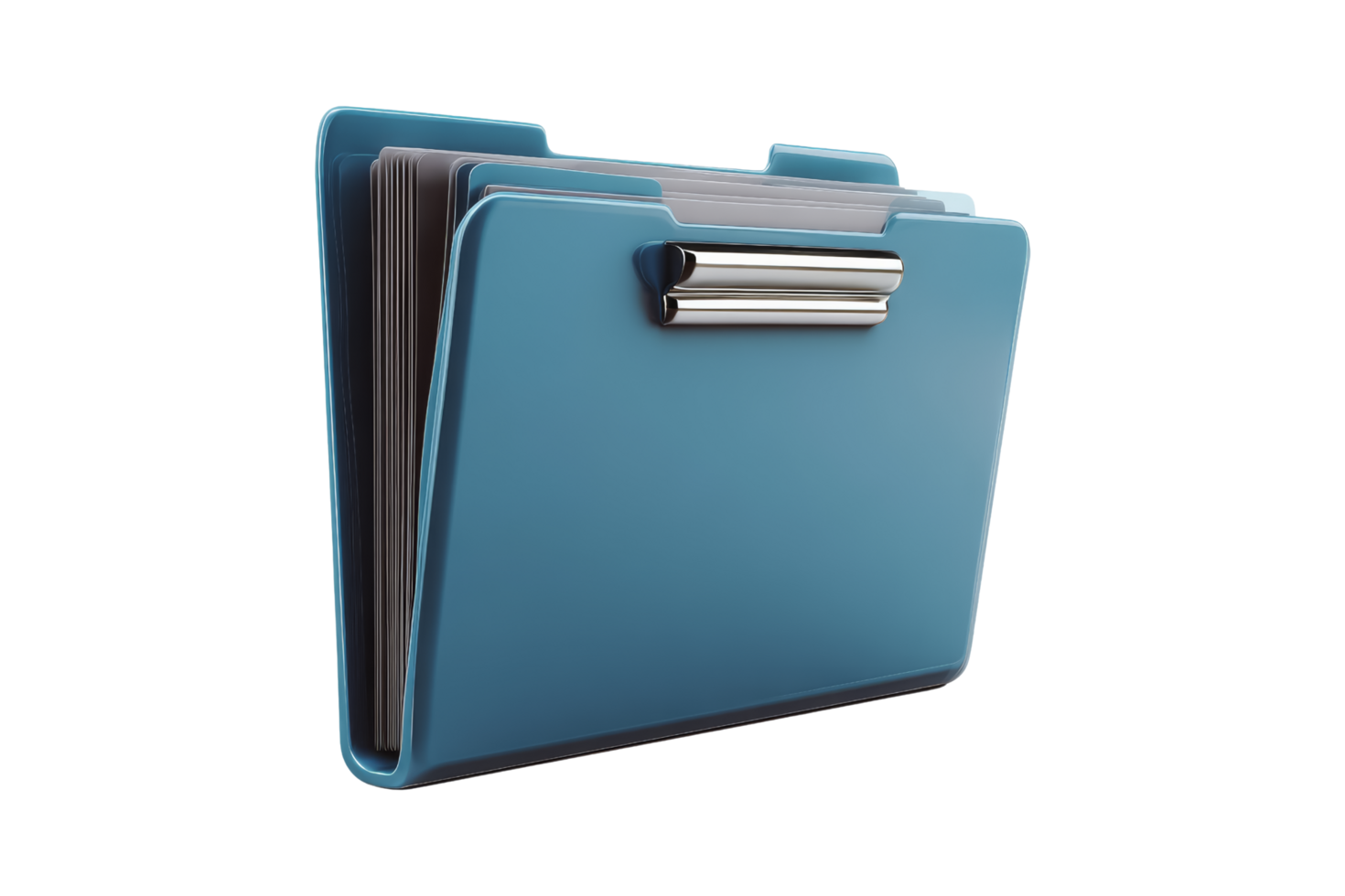 Close-up on productive file organization png
