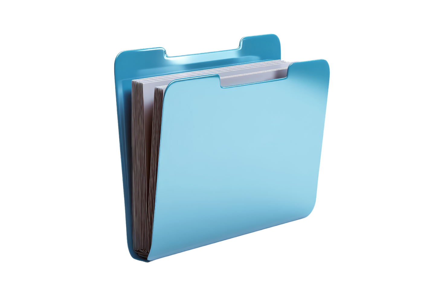Close-up on office file efficiency png
