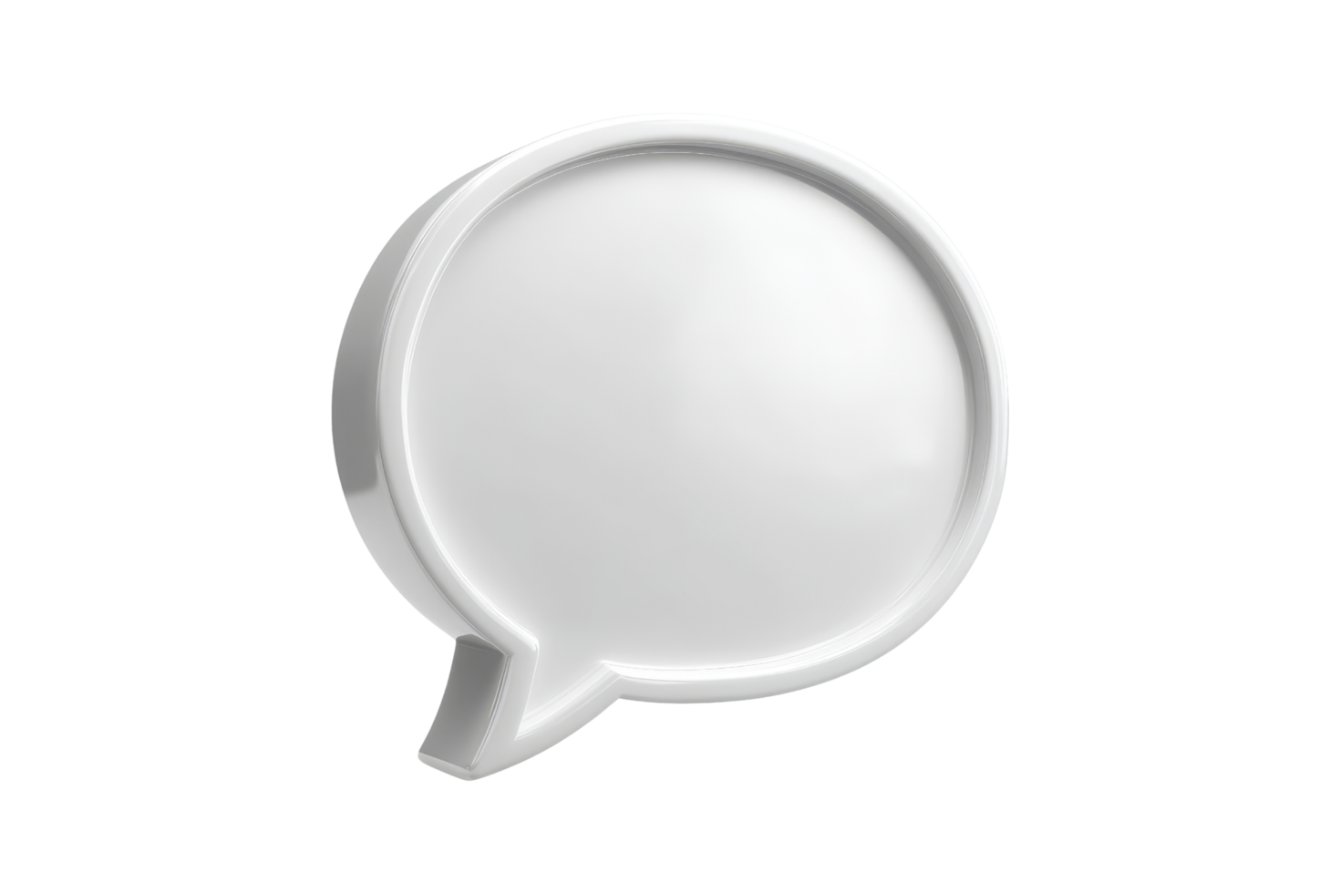 Creative dialogue bubble design png