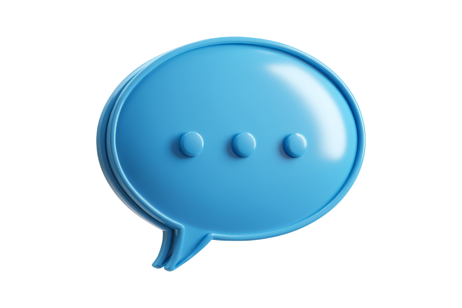 Chat bubble design in digital art png