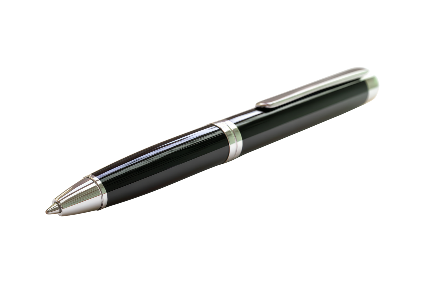 Writing action pen on desk png