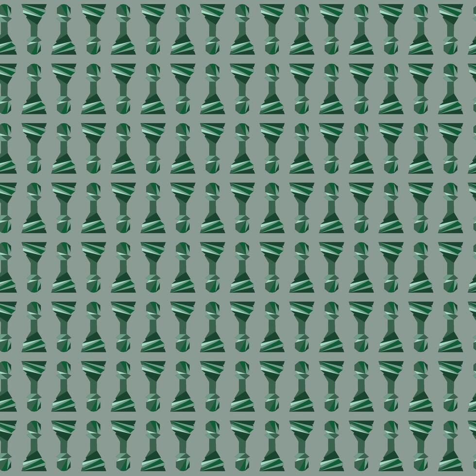 Abstract Seamless pattern in chess style with chess figures and chessboard for design, textile, fabric, surface textures, packaging, s crapbooking, chess school or chess club. vector