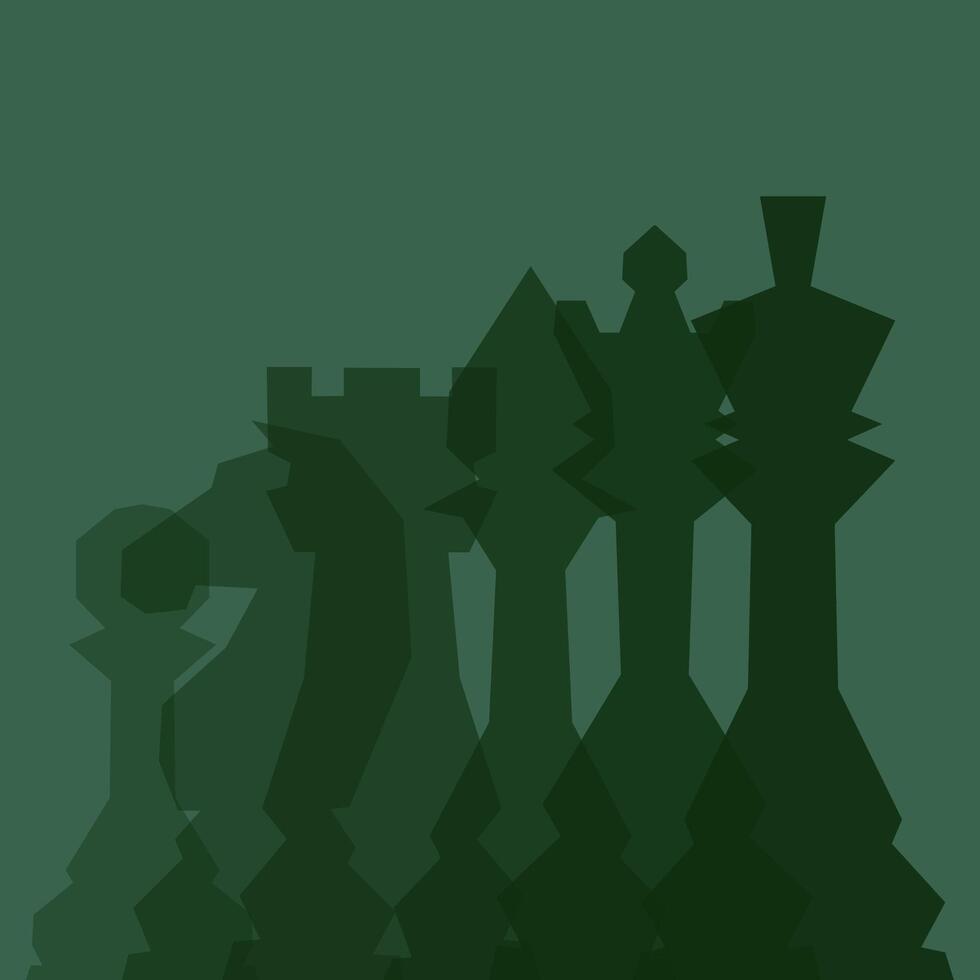 Chess background. Poster for chess tournament. Abstract chess design illustration. Chess day concept.Competition, intellectual sport, championship. vector