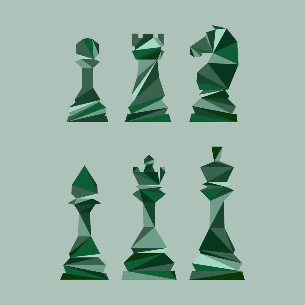 Chess figures icons set. Board game. King, queen, bishop, pawn, horse,knight, rook. International chess day. Chess tournament. Strategy concept vector