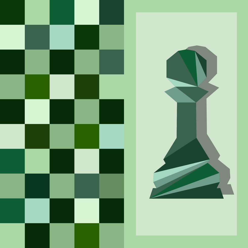 Chess background. Poster for chess tournament. Abstract chess design illustration. Chess day concept. Competition, intellectual sport, championship . vector