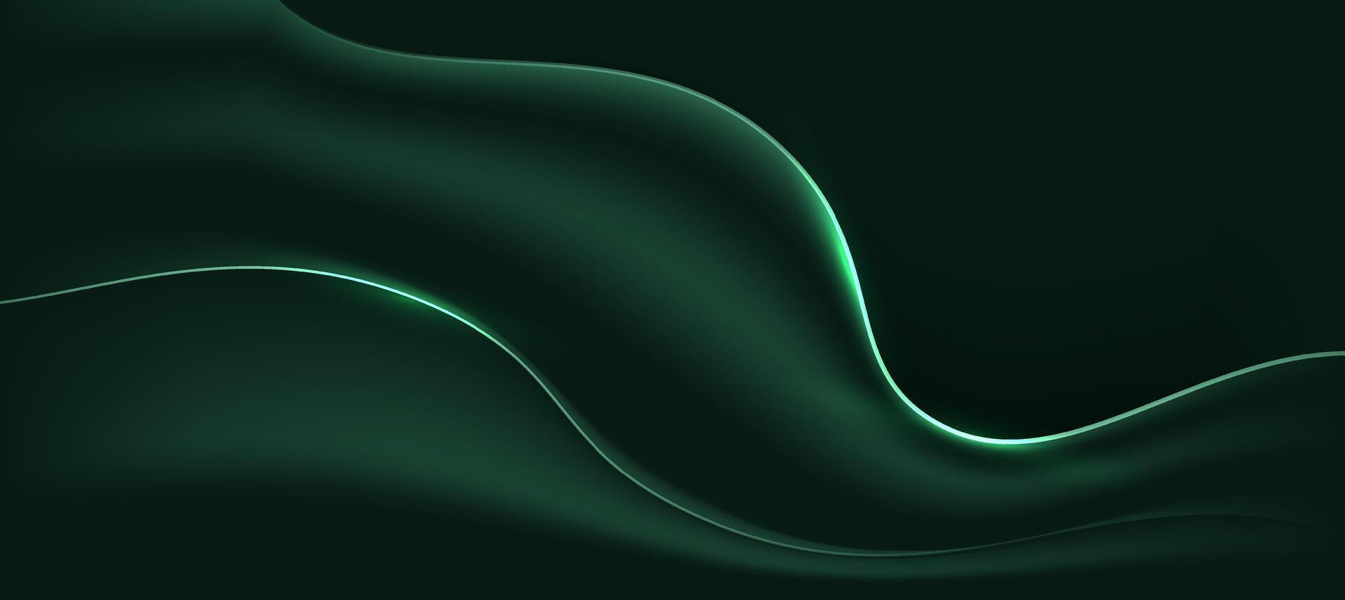 Green elegant, abstract polygon luxury background EPS 10 vector