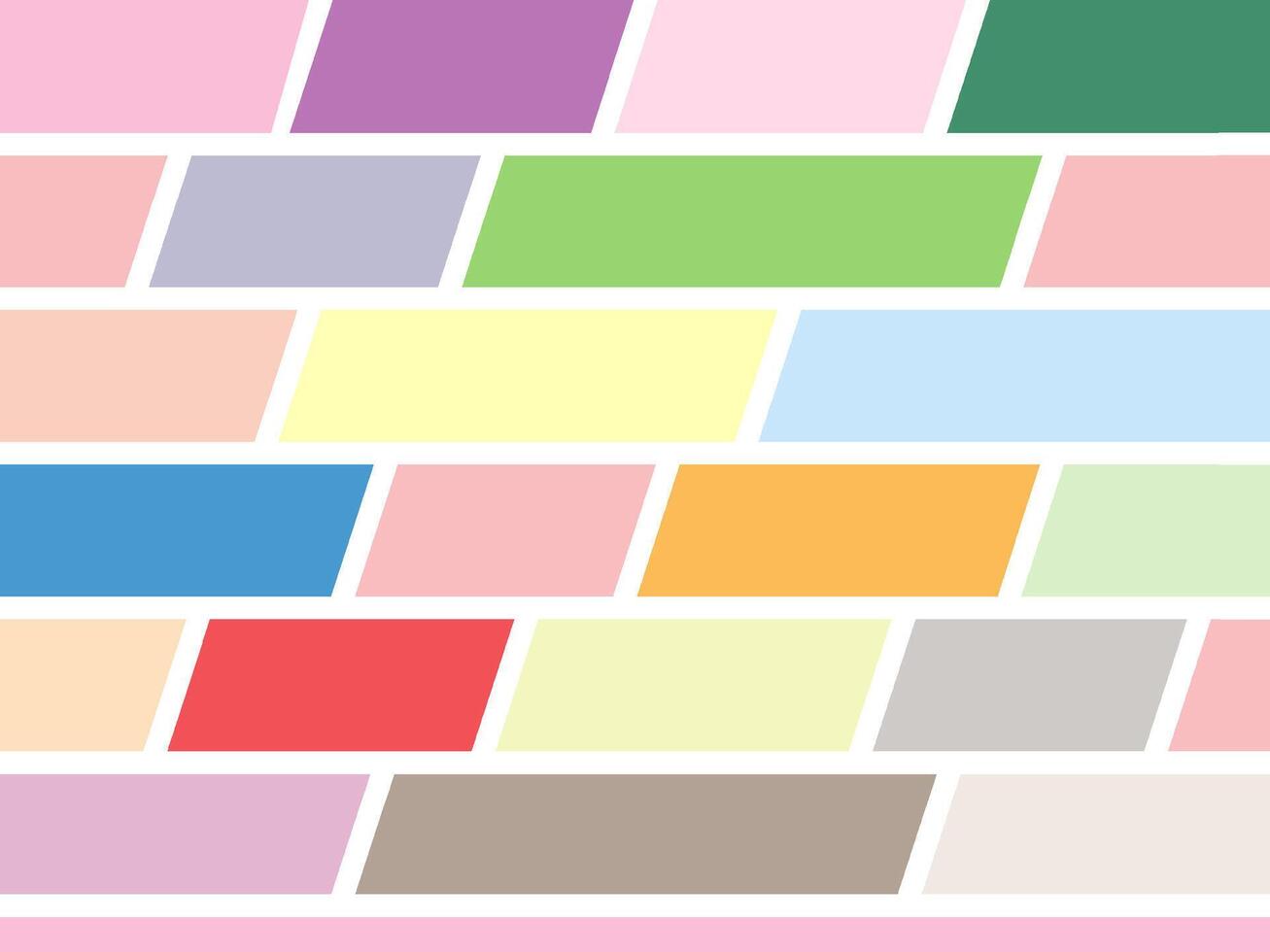 Pastel Geometric Pattern Background. Colorful Modern Design vector