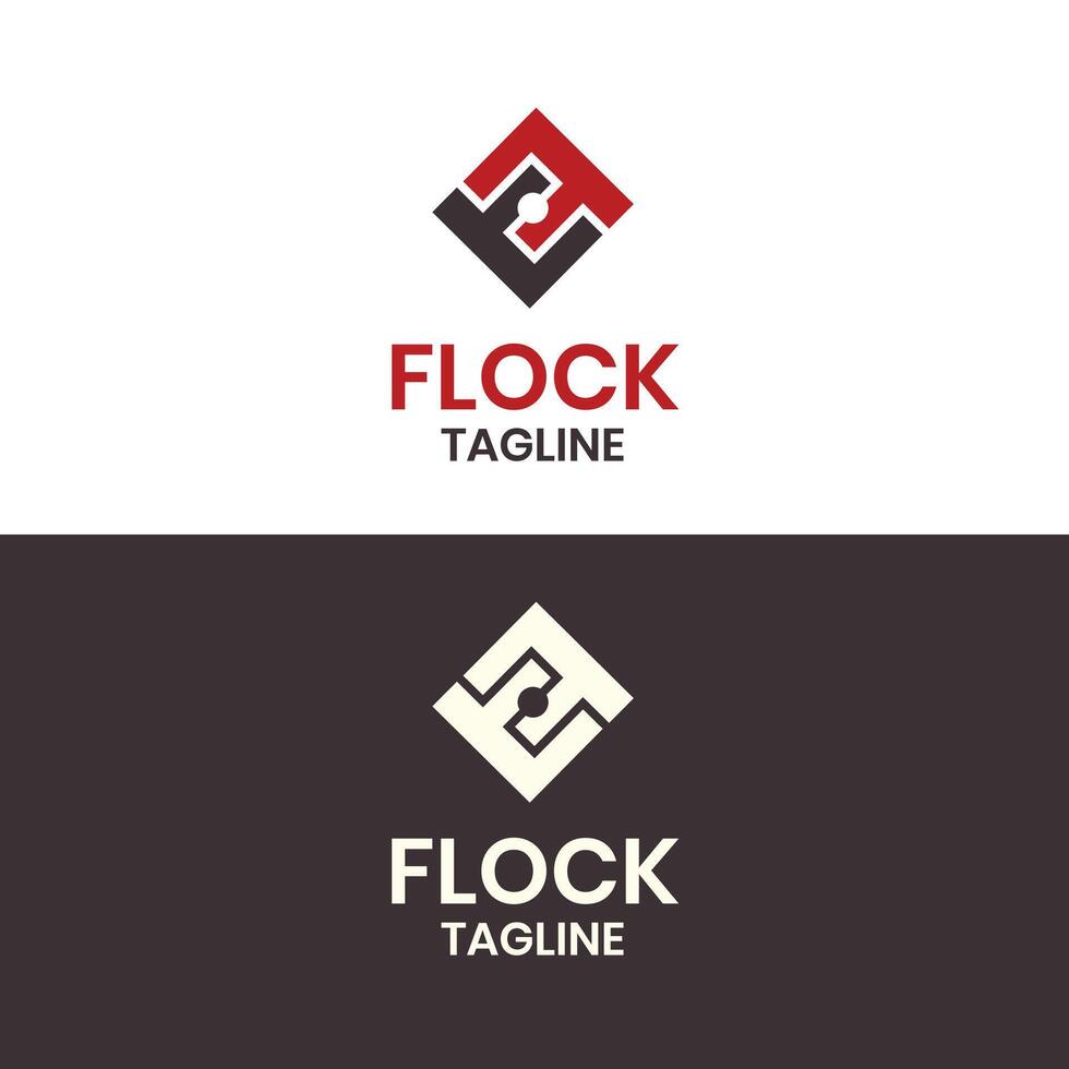Abstract logo for Company Flock vector
