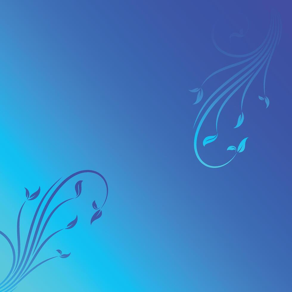 seamless floral background blue and navy vector