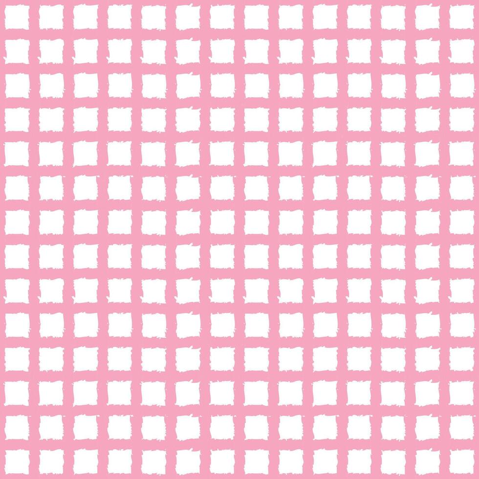 A pink and white checkered pattern vector