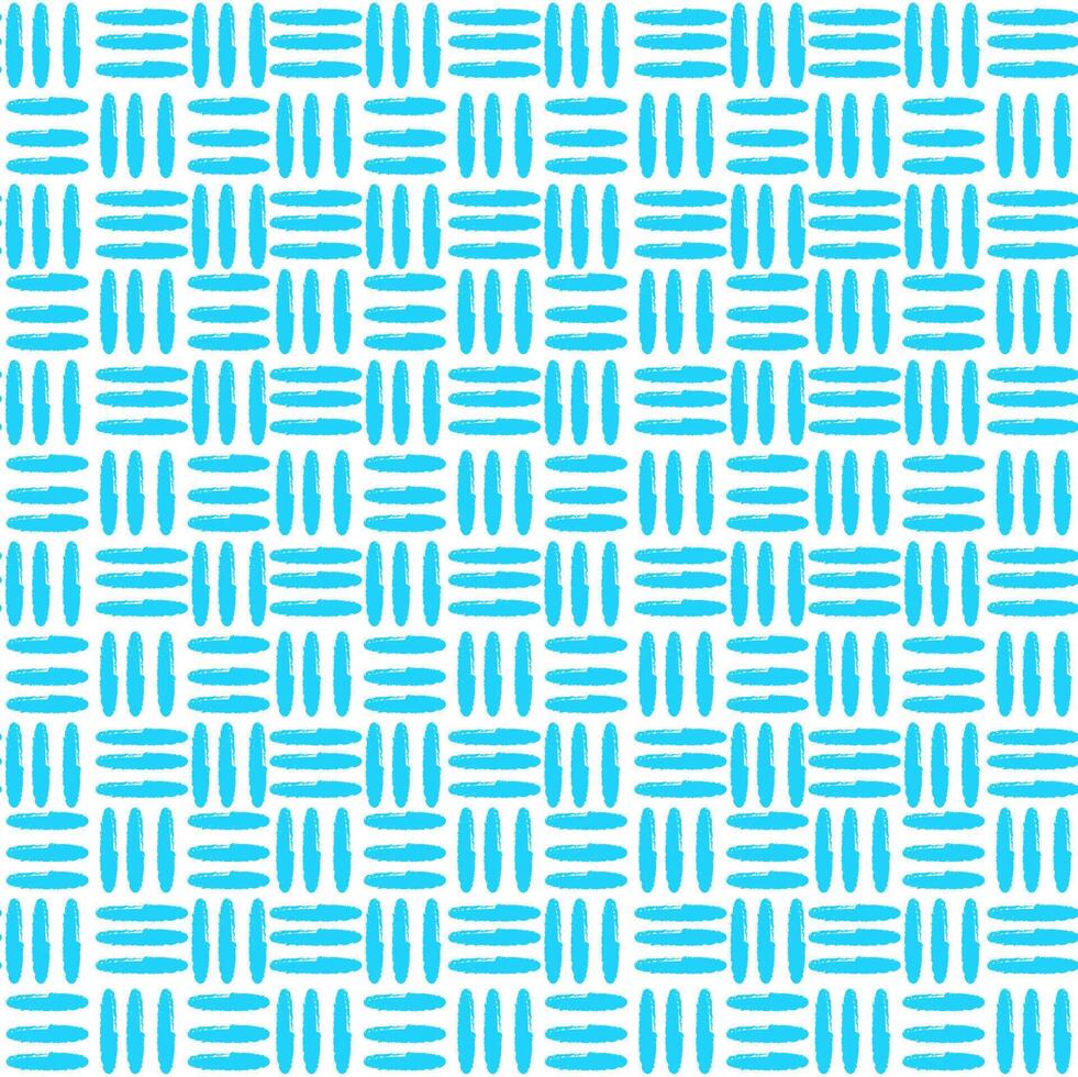A blue and white woven pattern vector