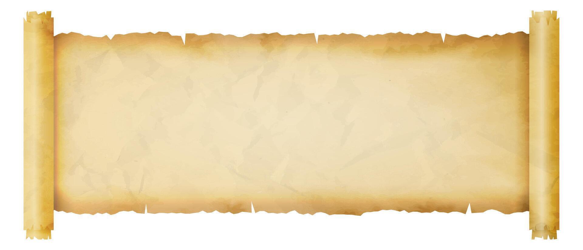 Vintage scroll background design vector