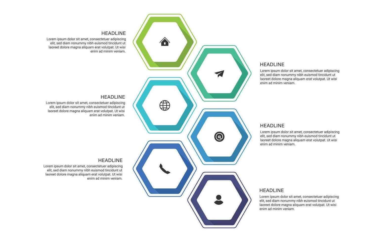 Steps business data visualization timeline process infographic template design N vector