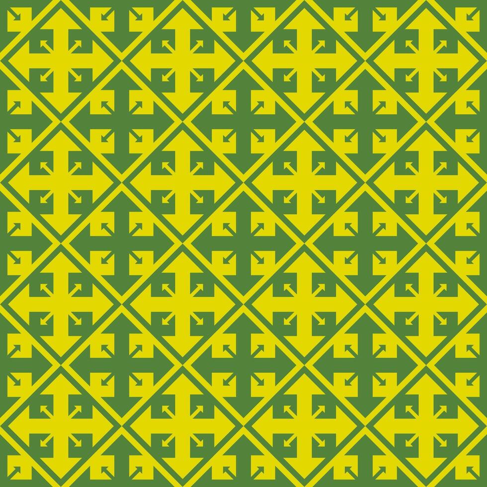Geometric seamless pattern with ornamental decorative tiles illustration vector