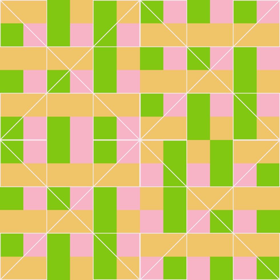 Abstract seamless pattern with geometric shapes and lines illustration vector
