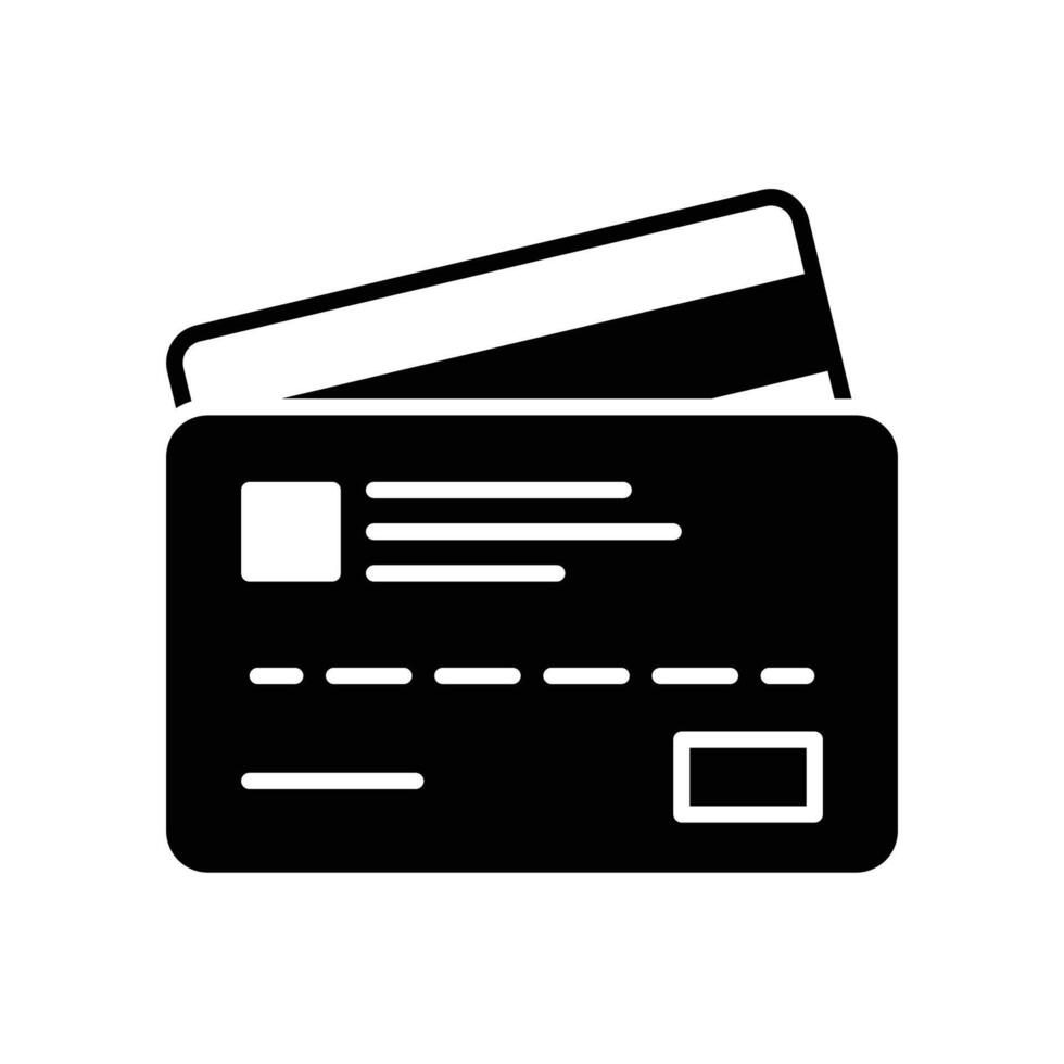 Credit card icon for payment vector