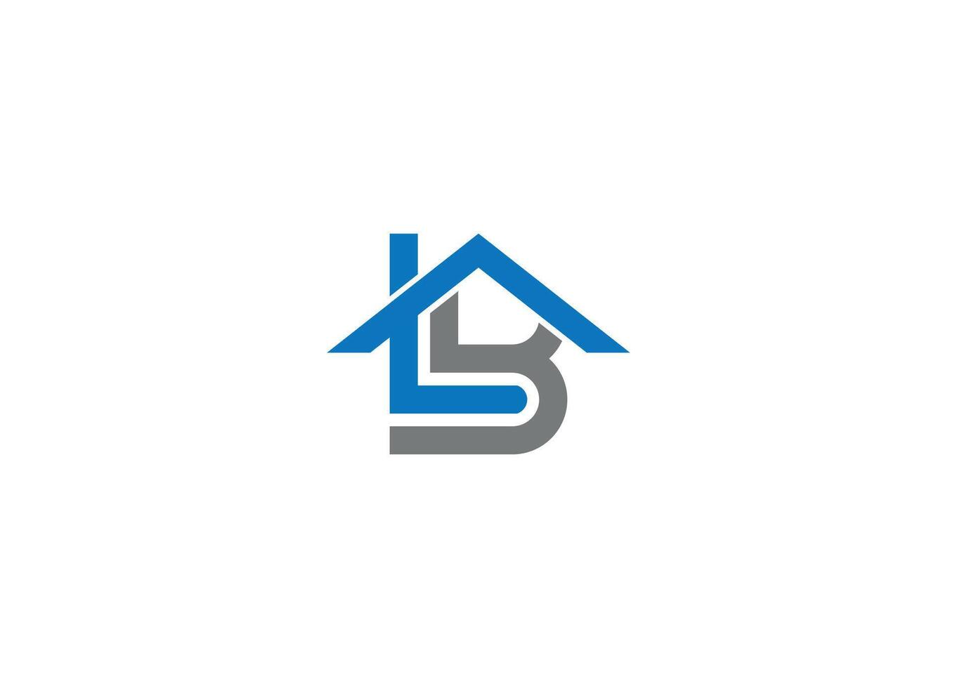 Minimalist LB Initial Logo Design Business Branding icon template vector