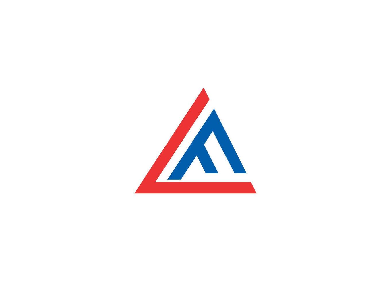 Minimalist LF Logo Business Branding icon template vector