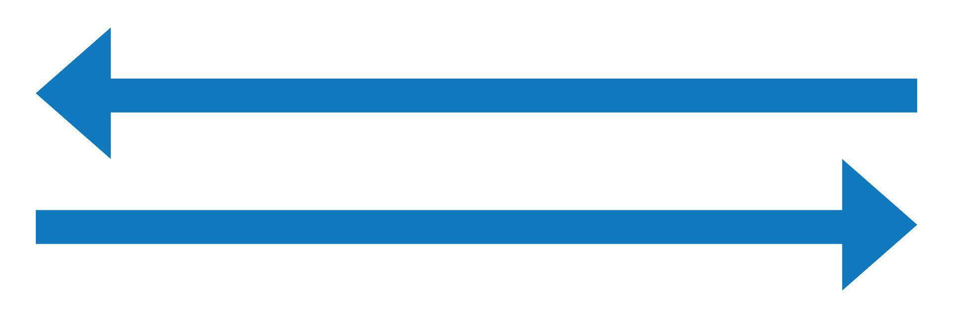 Long arrow icon set. vector