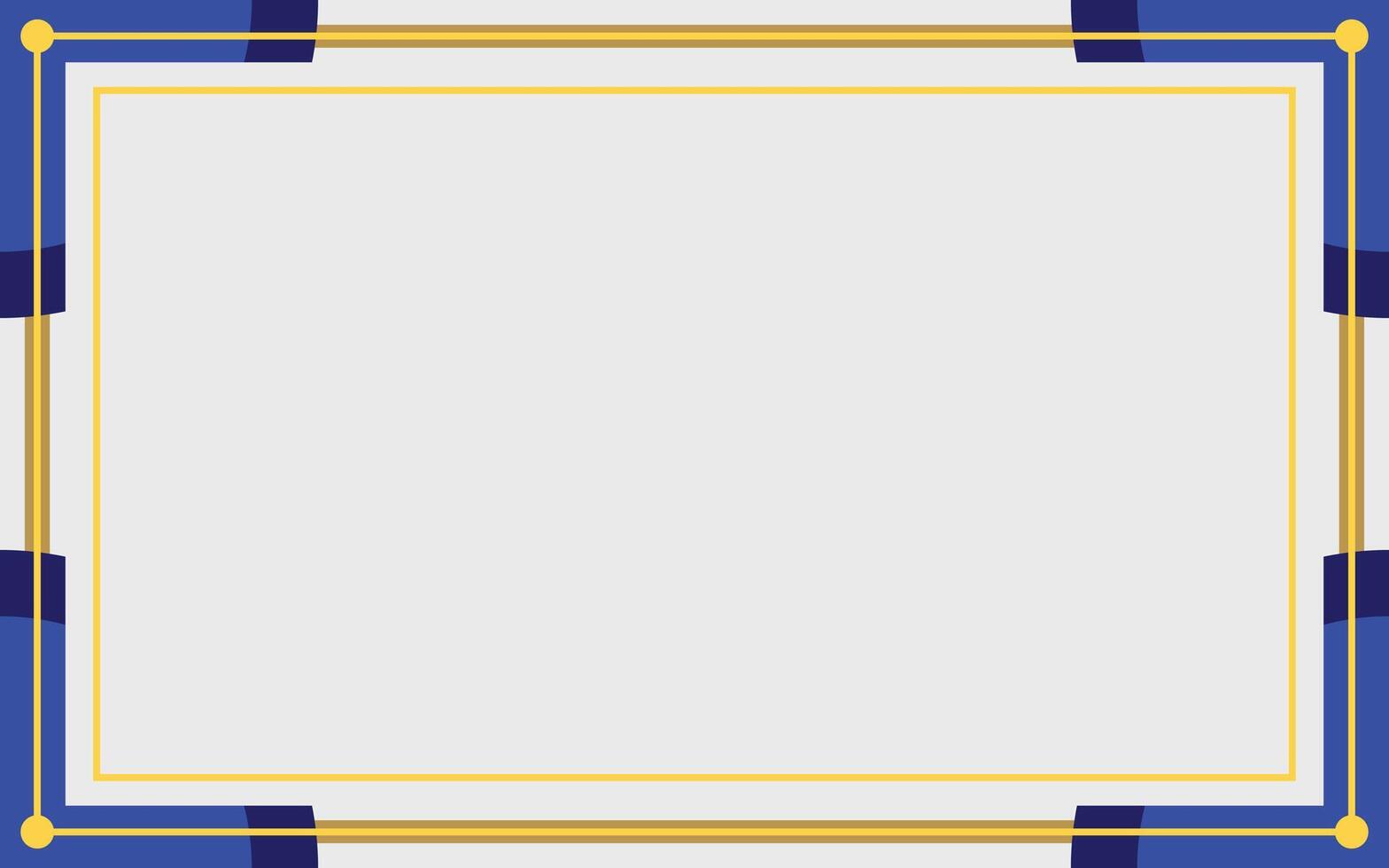 Frame Simple Blue And Grey Background Design vector