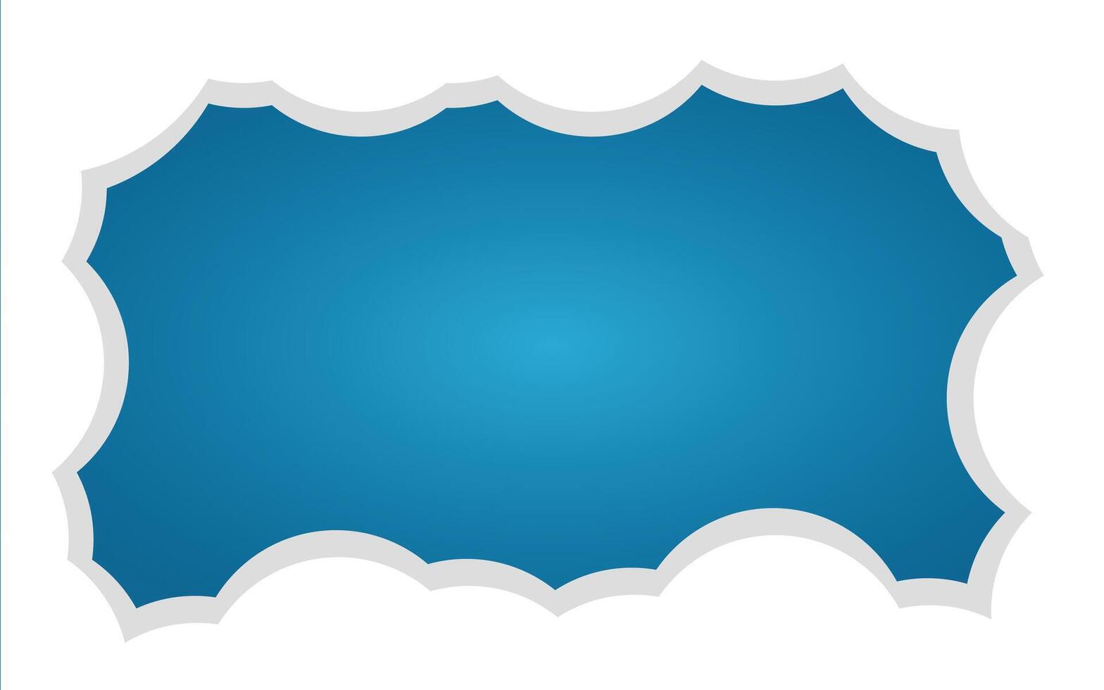 Blue Gradation With Cloud Simple Background vector