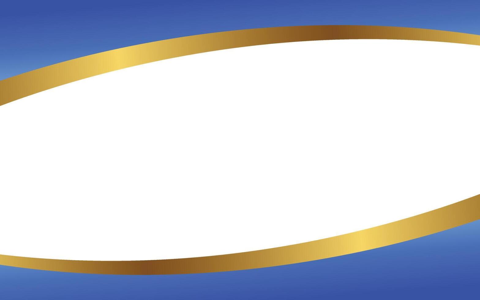 Simple Blue And Gold Design Background vector