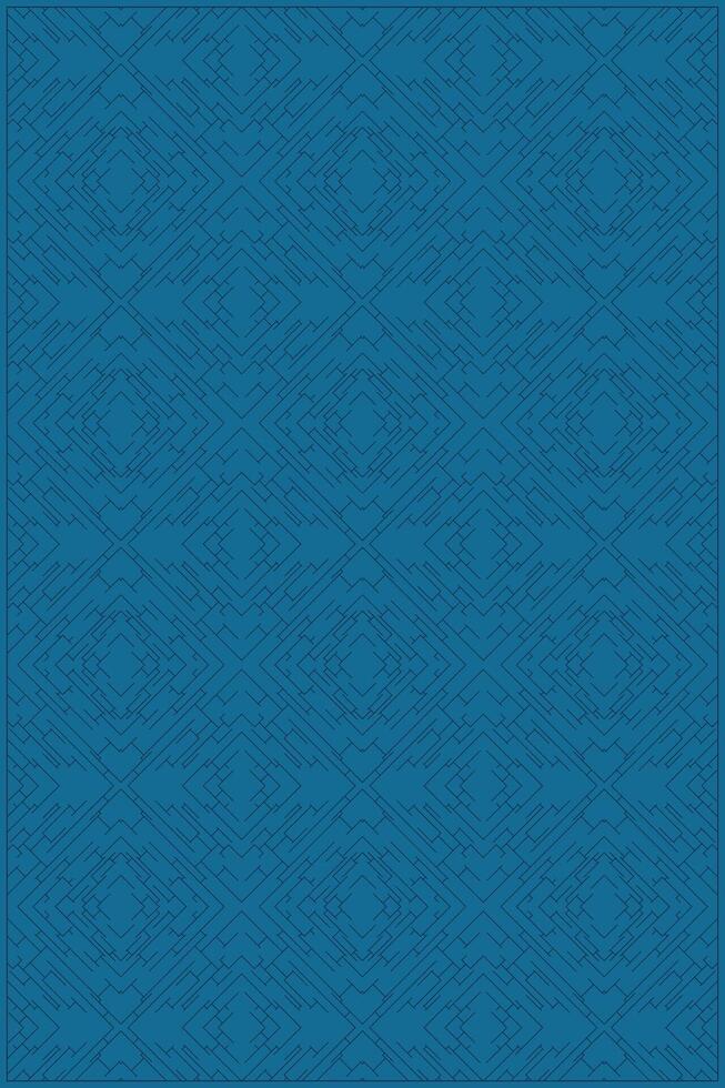 unique maze lines pattern with gradient blue style color vector