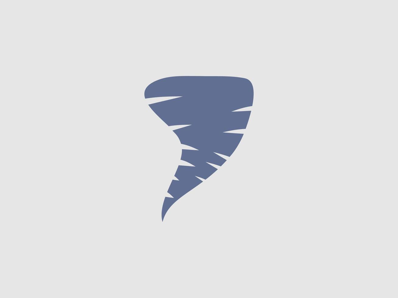 swirling graphic resembling a tornado or cyclone vector