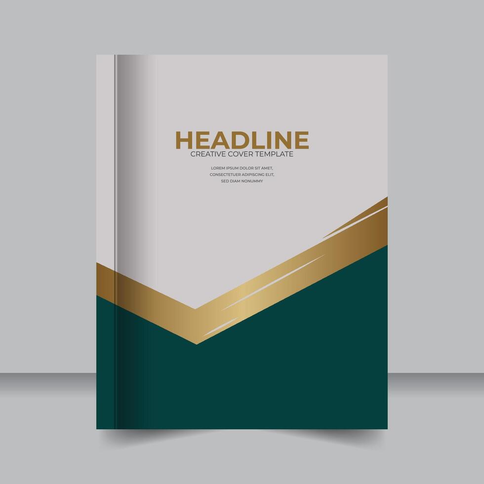 Stylish Editable Layout for Annual Report and Company Book, Abstract and Colorful Business Report Cover Template vector