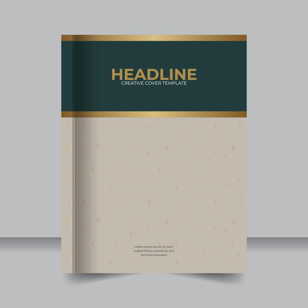 Colorful Business Annual Report Layout for Print and Digital, Editable Business Summary Book Cover with Bold Colors vector