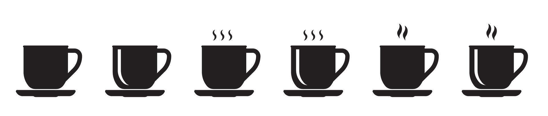 Hot drink icon. Cup icon. Coffee cup icon. vector