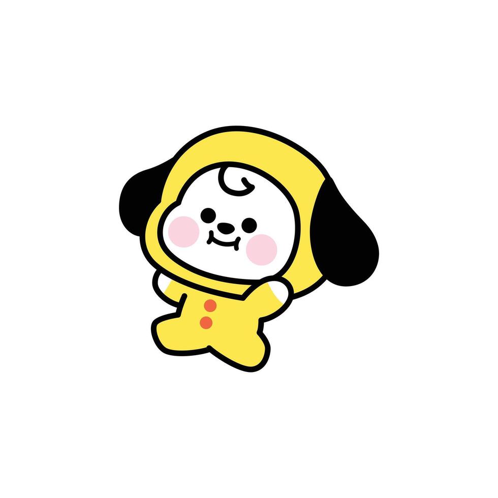 Chimmy Character BT21 vector